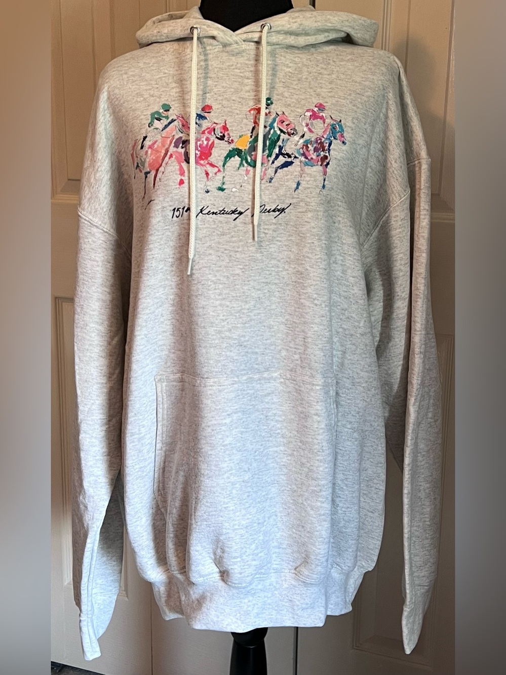 Port & Company 151st Kentucky Derby Fleece Hoodie Size Unisex Large Cozycore - Picture 2 of 12